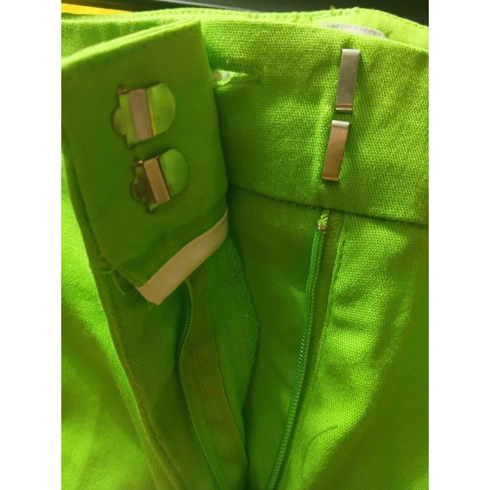 Retro Metro Styles  Bermuda Shorts  Green  Size 10 Sports Bubblegum Neon - Picture 6 of 7